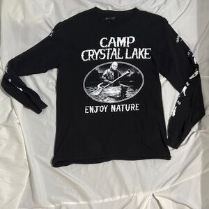 Black Camp Crystal Lake Long Sleeve Tee